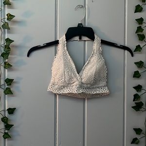 Aeropostale white bralette, size S.